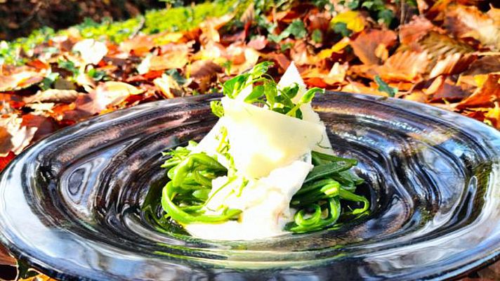 El señor de los bosques - Receta de tallarines de judías verdes al Idiazabal de Aizpea Oihaneder