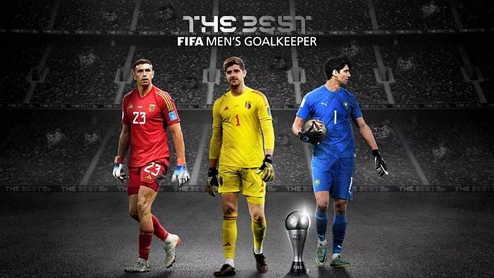 Telediario Matinal - Courtois, Bono y 'Dibu' Martínez, los tres porteros candidatos al premio 'The Best'