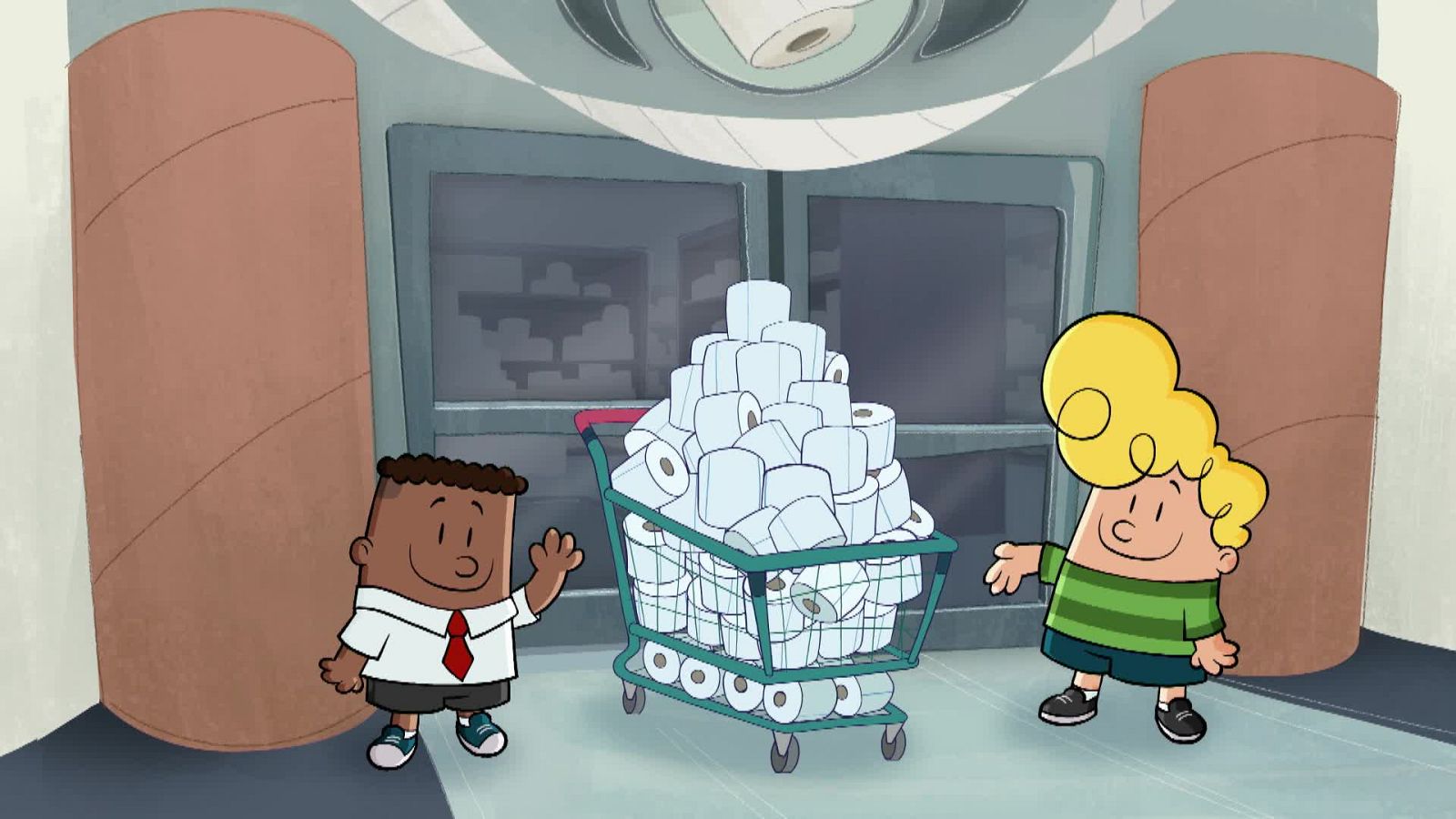 El aterrador infortunio de la momia de papel de váter - Las flipantes historias del Capitán Calzoncillos | Ver