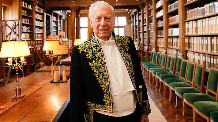 Telediario 2 - Vargas Llosa, primer escritor en lengua extranjera en entrar en la Academia de Francia