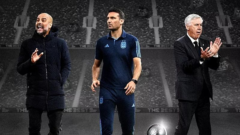 Ancelotti, Guardiola y Scaloni, entrenadores candidatos al The Best | Ver