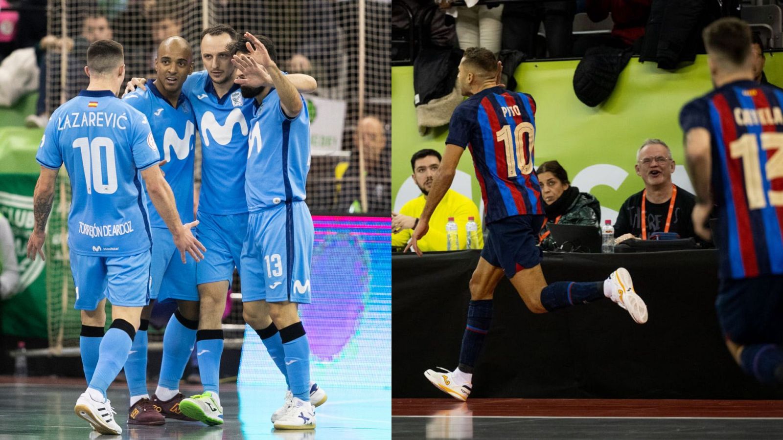 Copa de España Fútbol Sala 2023 | Inter y Barça, a semifinales | Ver