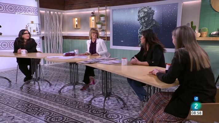 Cafè d'idees - Goya23: Elisa Sirvent, Suevia Sampelayo i Sylvia Steinbrecht