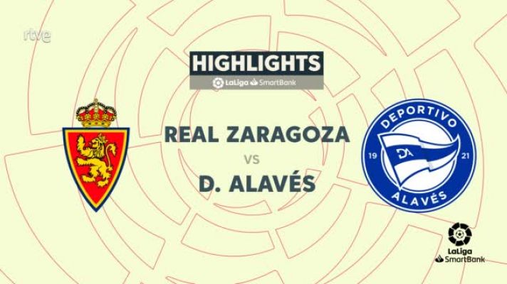 Resúmenes de LaLiga - Zaragoza - Alavés: resumen partido. 27ª jornada. Segunda