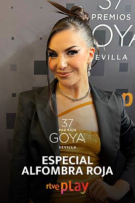 La noche de los Goya con... - Alfombra roja de los Goya 2023 con Inés Hernand