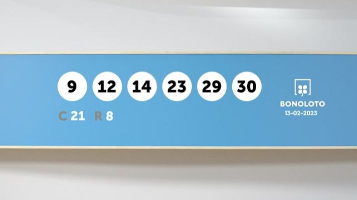 SELAE - Sorteo de la Lotería Bonoloto del 13/02/2023