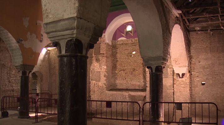 Telediario 1 - Descubren la sinagoga más importante de la Península Ibérica bajo una discoteca