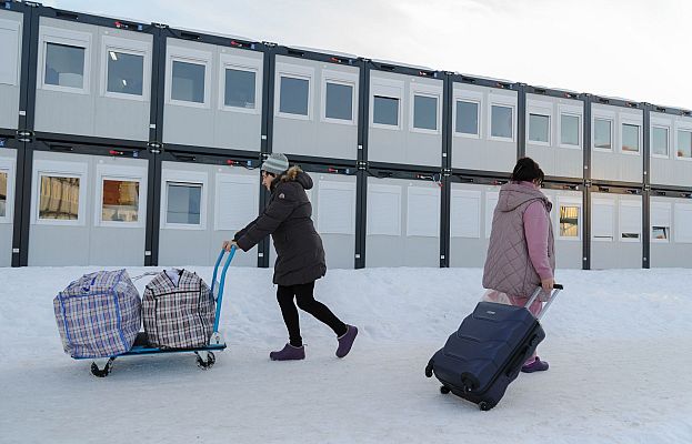Telediario 1 - La solidaridad con los refugiados decae un año después de la guerra