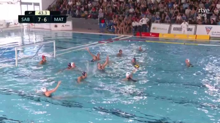  - CN Sabadell gana la Copa de la Reina a Mataró en una final decidido en los últimos minutos