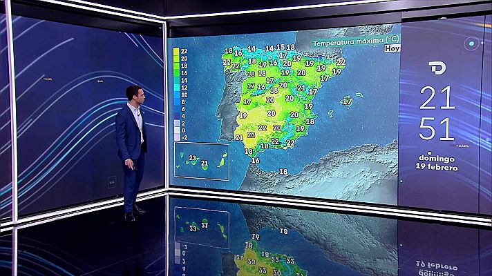 El tiempo - Intervalos de viento fuerte de levante en el Estrecho y Alborán