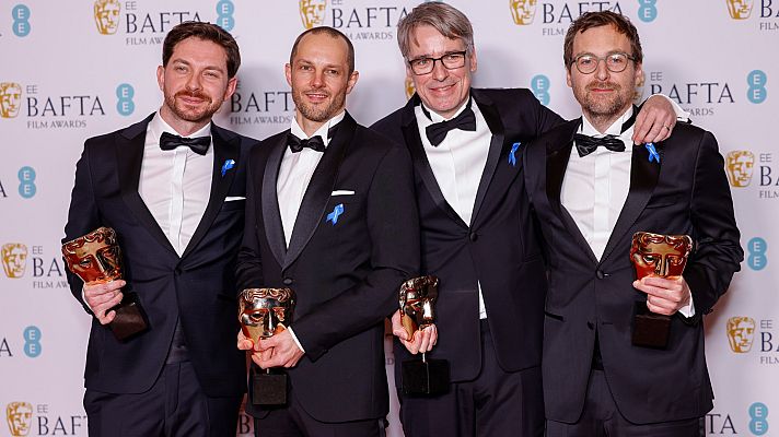 Telediario 1 - 'Sin novedad en el frente' triunfa en los Bafta 2023 con siete premios, entre ellos mejor película y dirección