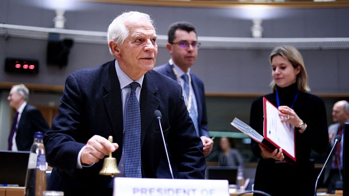 Telediario 2 - Reunión de los ministros de Exteriores de la UE para coordinar su apoyo a Ucrania