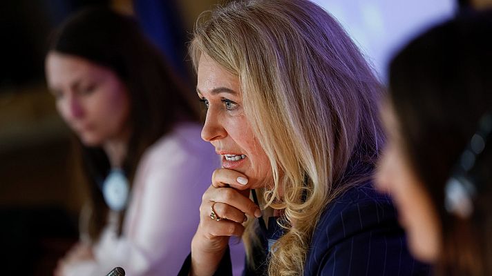 Telediario 2 - La ley del 'solo sí es sí' centra la visita en España de la delegación de Igualdad del Parlamento Europeo