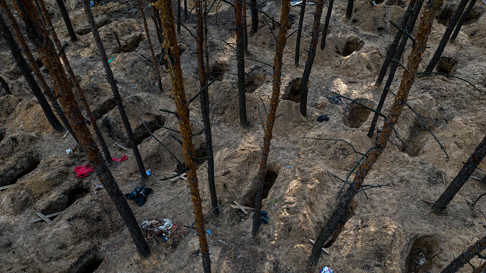 Izium, epicentro de la tragedia en Ucrania