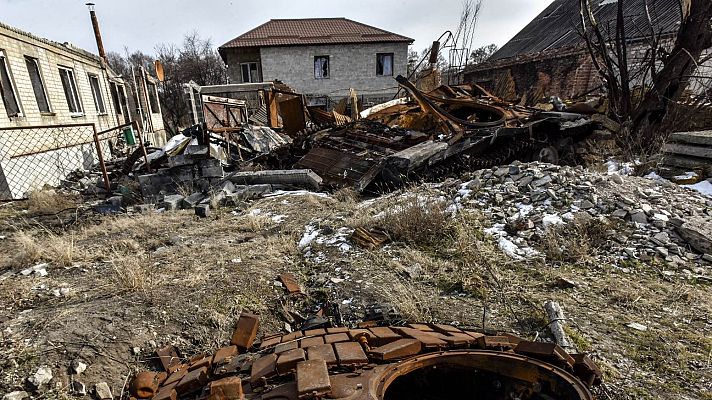 Telediario 1 - La guerra de Ucrania cumple su primer aniversario