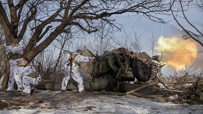 Telediario 2 - Rusia ocupa el 20% de Ucrania en un año de guerra