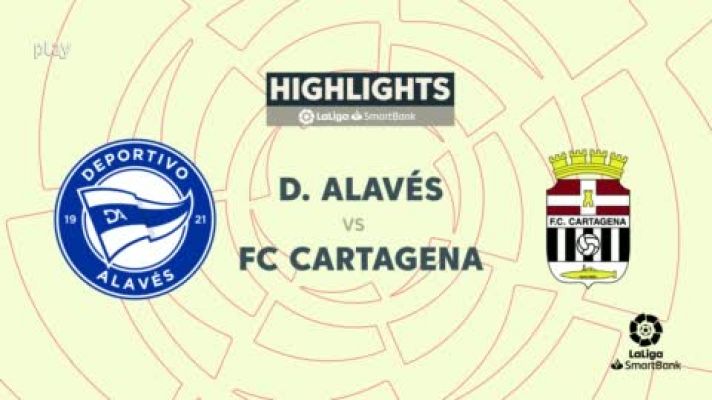 Resúmenes de LaLiga - Alavés - Cartagena: resumen del partido, 29ª jornada