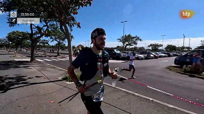 Carreras de montaña - Transgrancanaria. Llegada prueba masculina y femenina