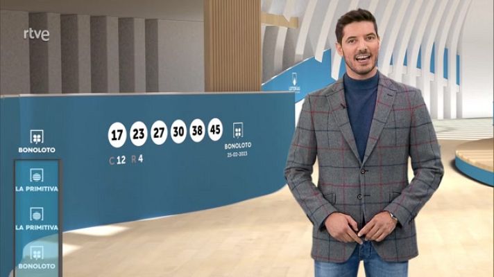Loterías - Sorteo de la Bonoloto y Primitiva del 25/02/2023