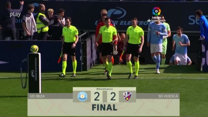 Resúmenes de LaLiga - Ibiza - Huesca: resumen del partido, 29ª jornada