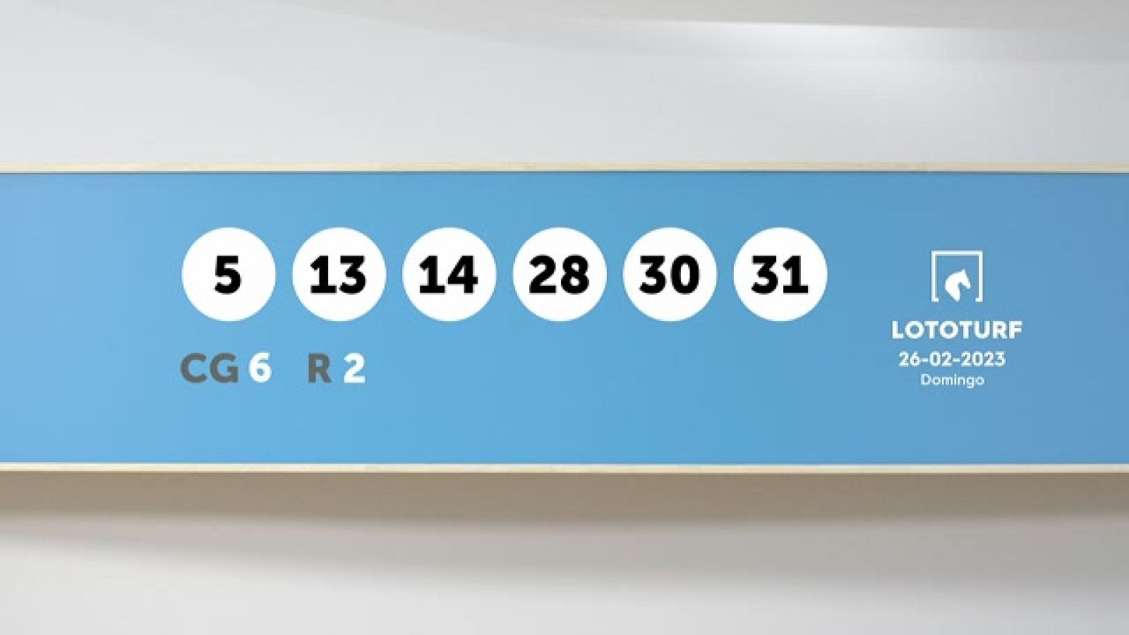 Sorteo de la Lotería Lototurf del 26/02/2023 - Ver ahora