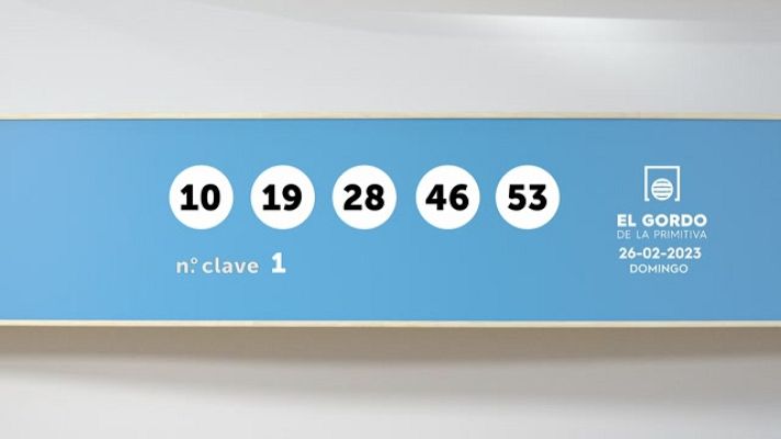 SELAE - Sorteo de la Lotería Gordo de la Primitiva del 26/02/2023