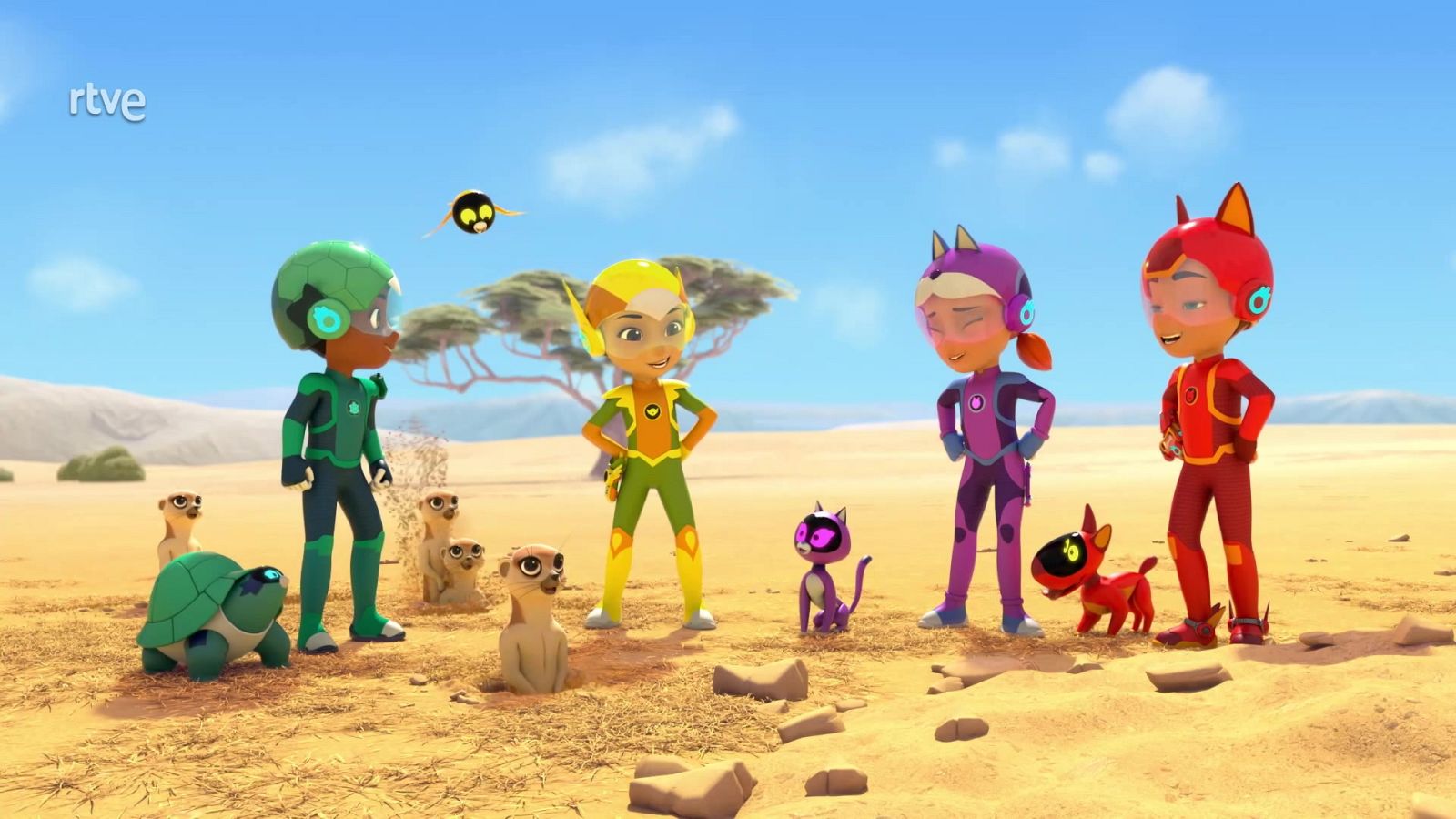 Misión - Rescatar colonia de suricatas - Petronix | Ver