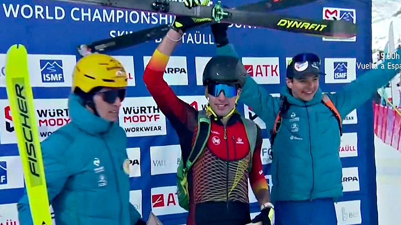 Oriol Cardona, campeón del mundo de esquí de montaña en esprint - Esquí | Ver