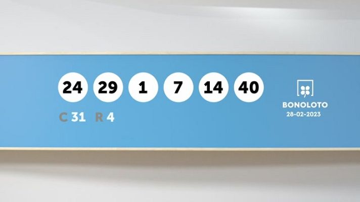 SELAE - Sorteo de la Lotería Bonoloto y Euromillones del 28/02/2023