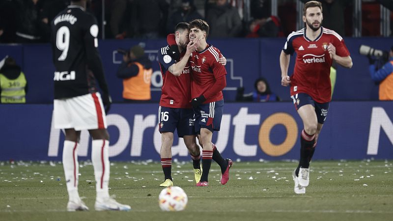 Osasuna se lleva la primera batalla ante el Athletic en las semis de Copa