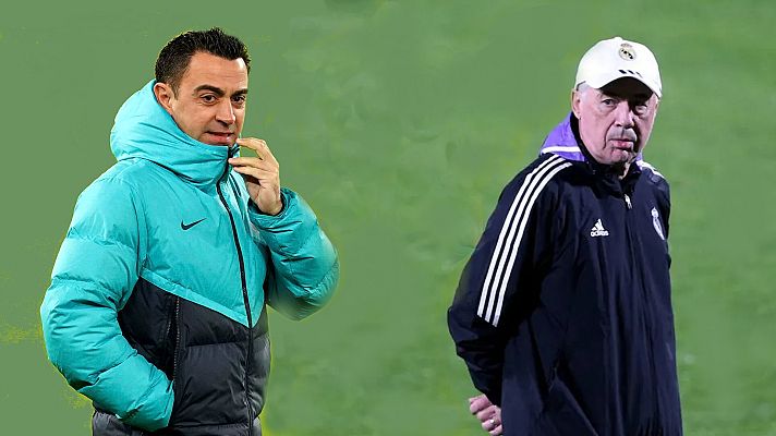 Telediario 1 - Los duelos Ancelotti-Xavi en los Clásicos