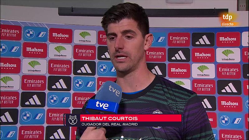 Real Madrid - Barcelona Copa del Rey | Habla Thibaut Courtois
