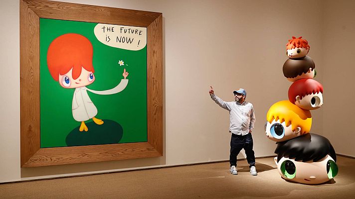 Telediario 2 - Javier Calleja, de montador de exposiciones a uno de los artistas españoles vivos más cotizados