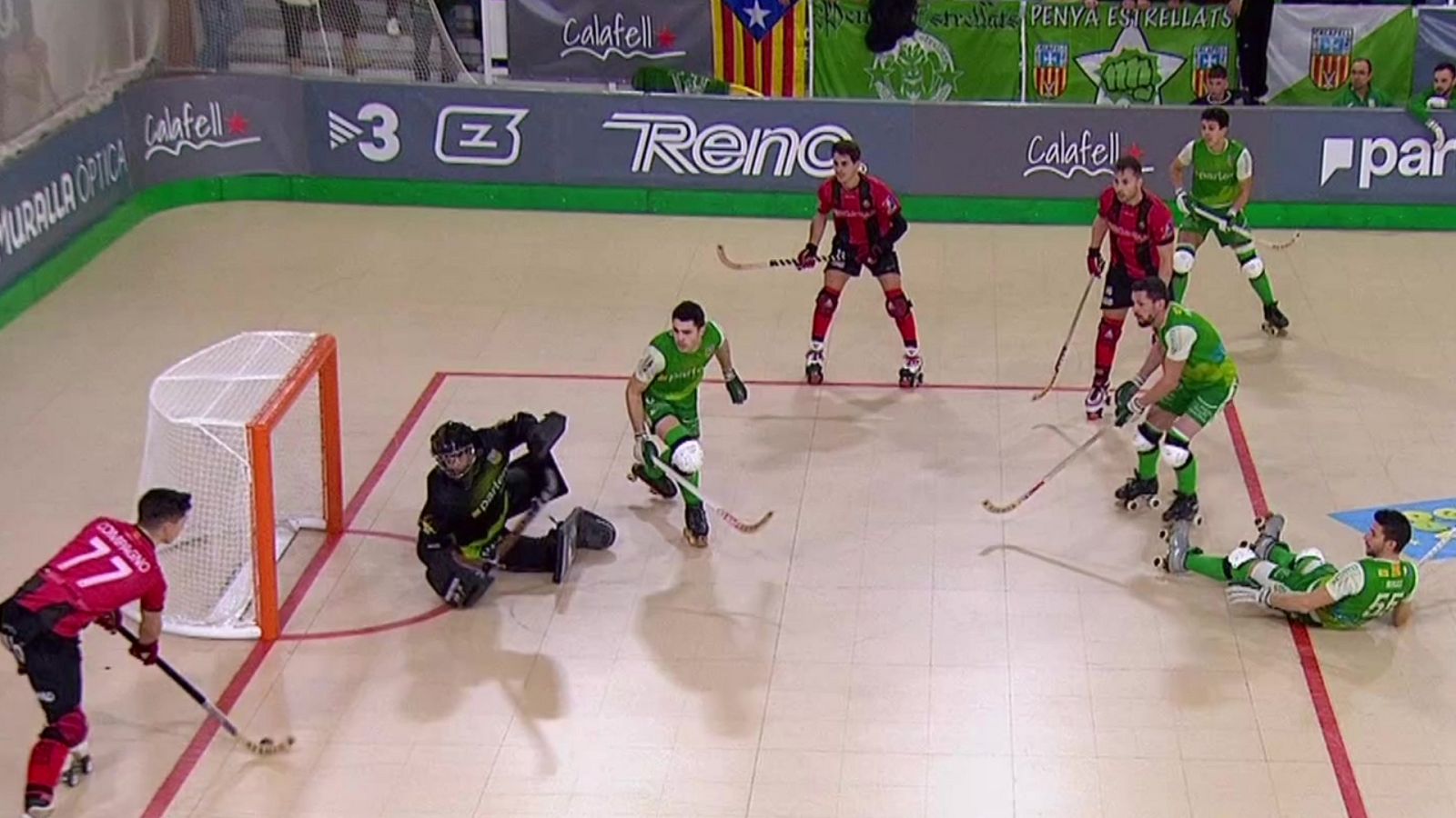Hockey patines - Copa del Rey. 1/4 Final: Reus Deportiu Virginias - Parlem Calafell - ver ahora