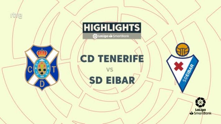 Resúmenes de LaLiga - Tenerife - Eibar: resumen del partido. 30ª jornada. Segunda