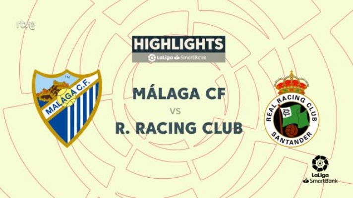 Resúmenes de LaLiga - Málaga - Racing: resumen del partido. 30ª jornada. Segunda