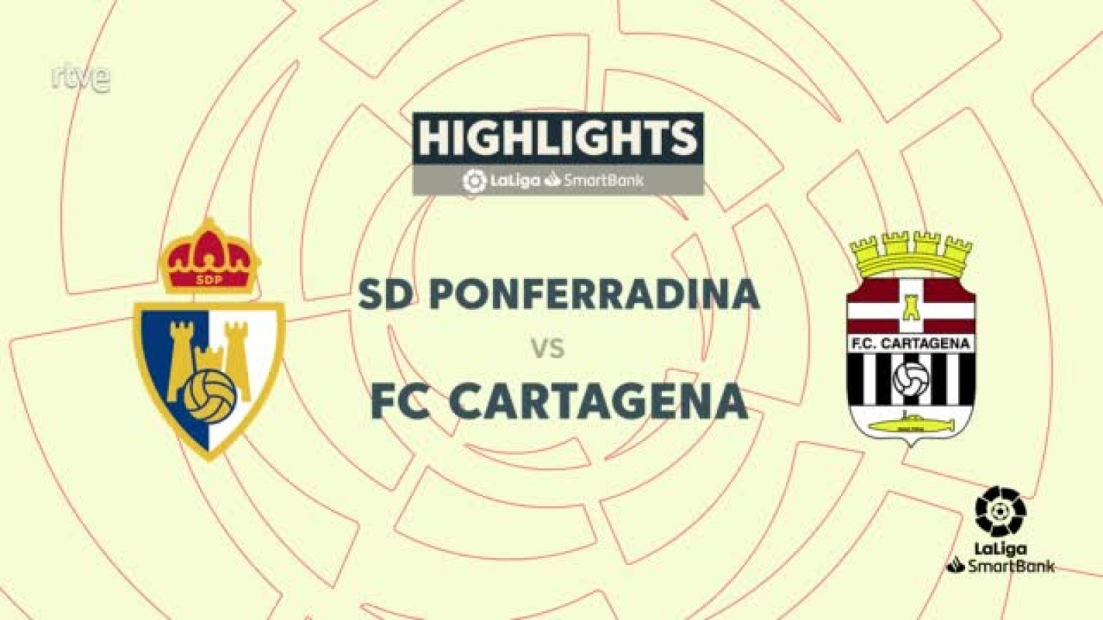 Ponferradina - Cartagena: resumen del partido de la 30ª jornada de Segunda -- Ver ahora