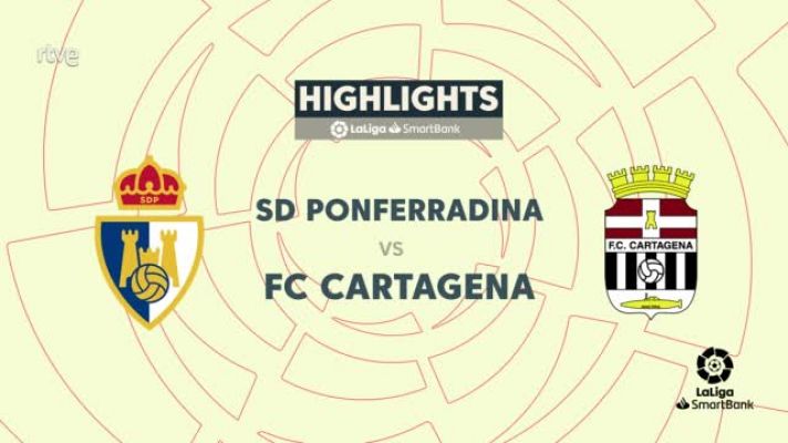 Resúmenes de LaLiga - Ponferradina - Cartagena: resumen del partido de la 30ª jornada de Segunda
