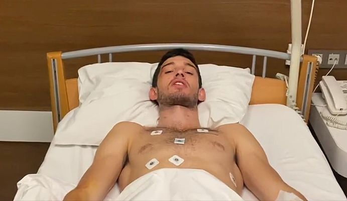 Telediario 1 - Quique Llopis, desde el hospital: "Han salido todas las pruebas bien, ahora toca recuperarse"