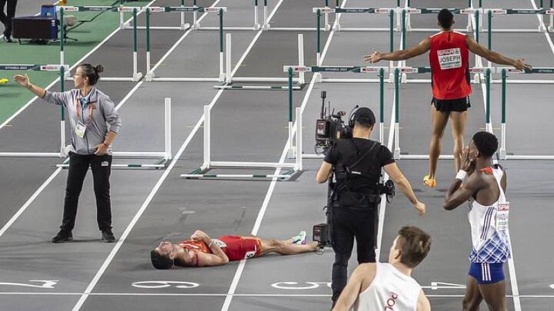 Europeo pista cubierta | Jason Joseph se disculpa con Llopis | Ver