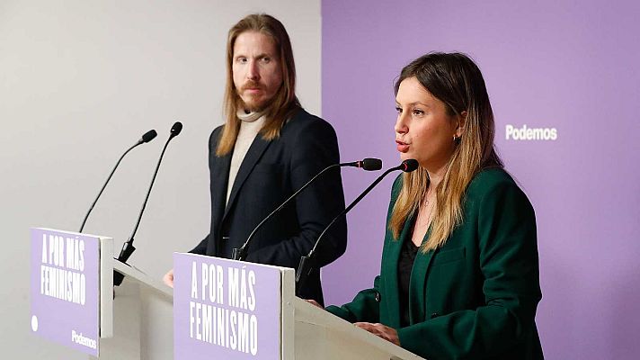 Telediario 2 - Podemos hace una "última llamada" al PSOE para acordar la ley 'del sí es sí'