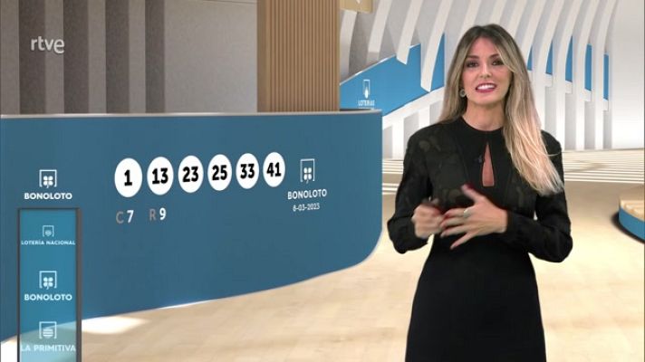Loterías - Sorteo de la Bonoloto del 08/03/2023