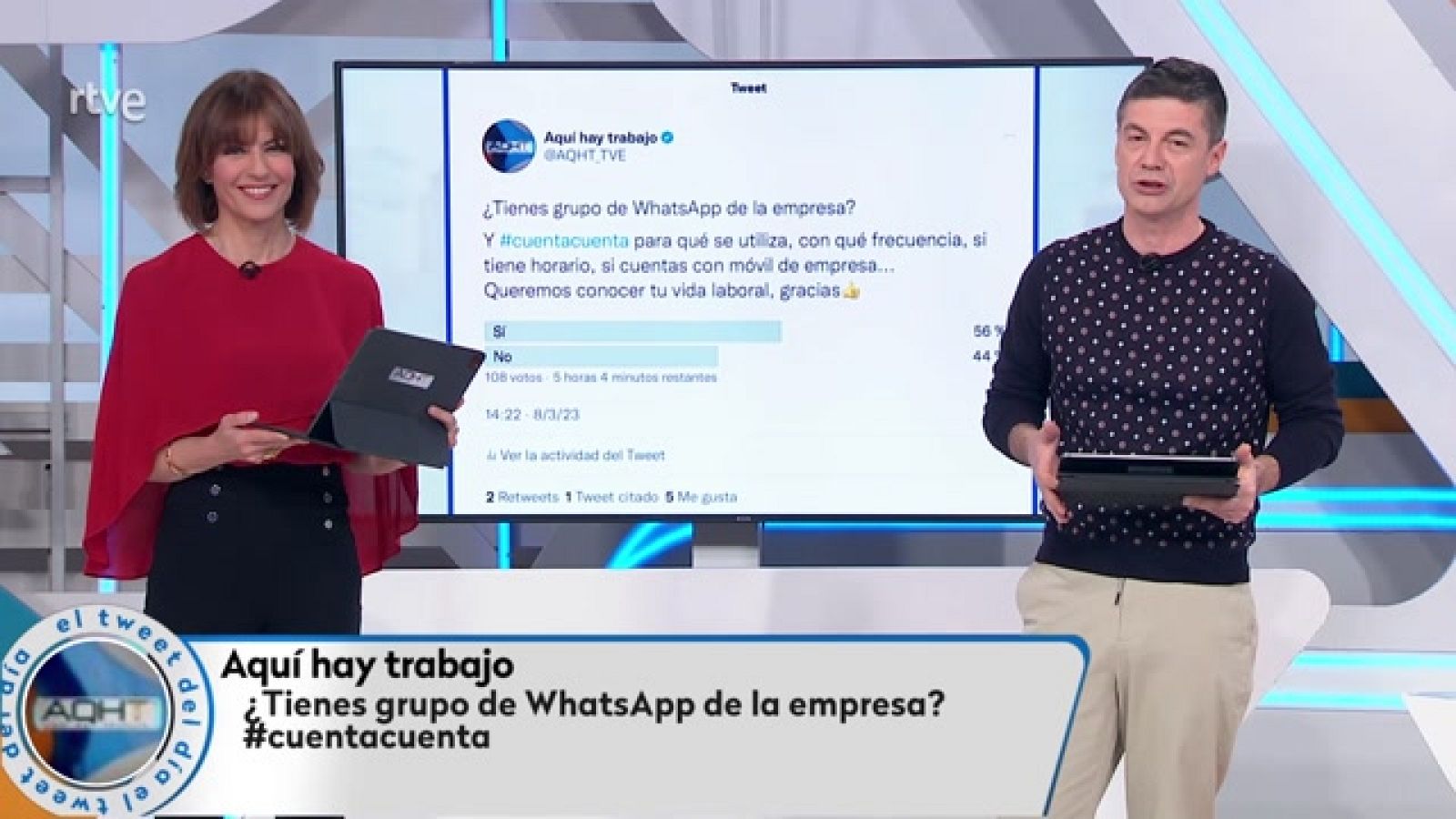 Aquí hay trabajo - 09/03/23 - ver ahora