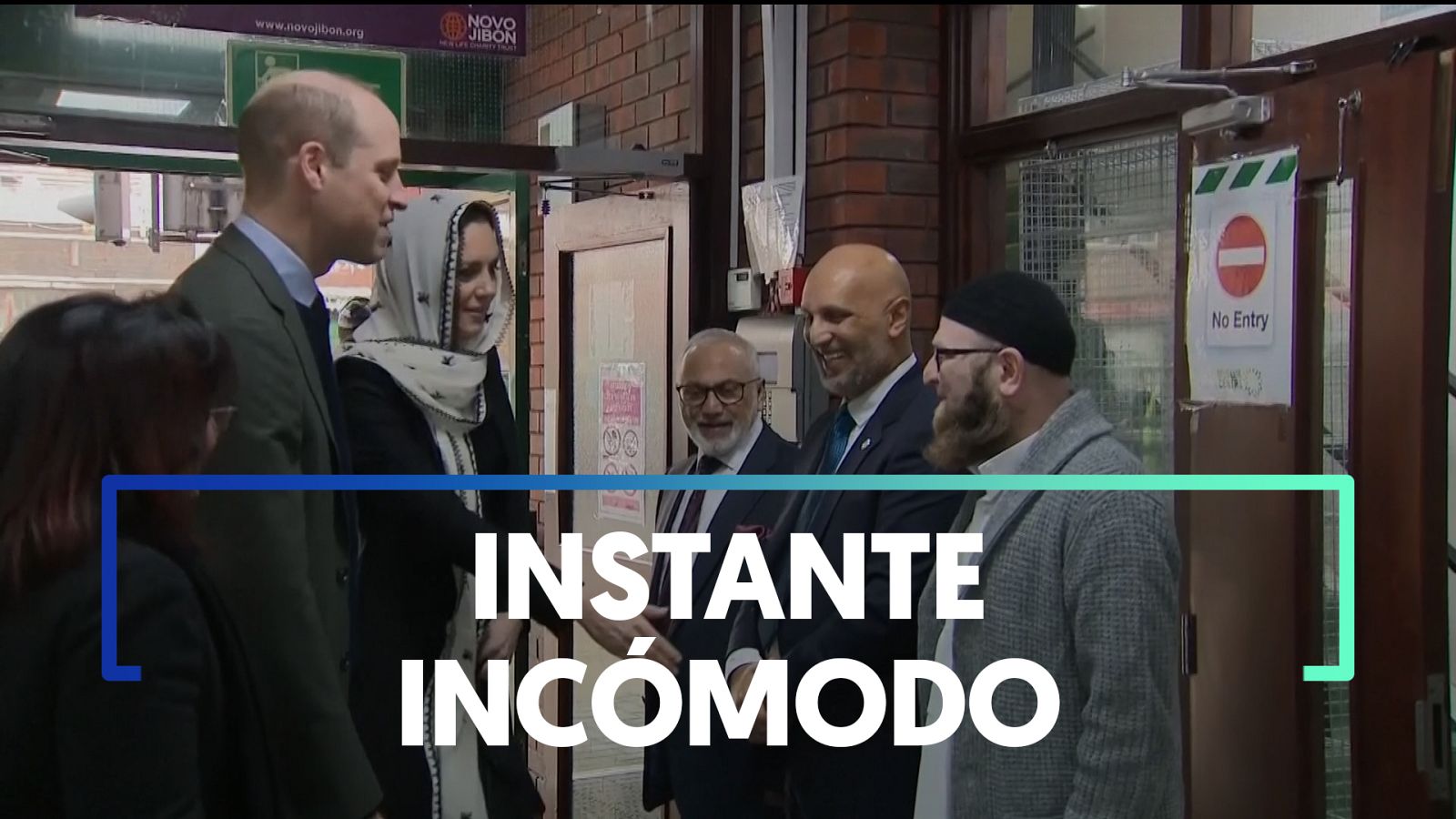 Un imán no da la mano a la princesa Catalina en Londres - Modo Digital | Ver