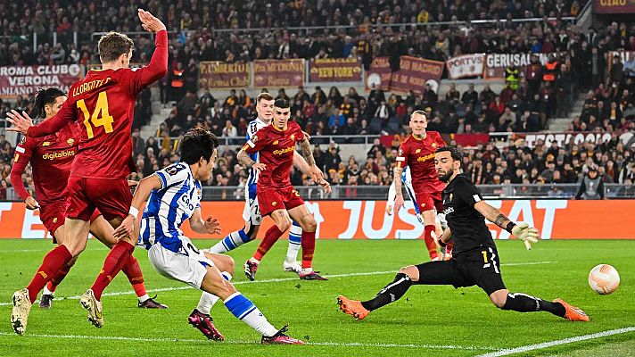 Diario 24 - Europa League: la Real Sociedad no aprovecha sus opciones ante la Roma