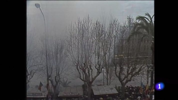 Telediario Fin de Semana - Valencia: medidas de seguridad en la mascletà de las fallas