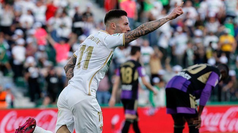 Elche - Valladolid: Resumen del partido de la 25ª jornada de la Liga - ver ahora