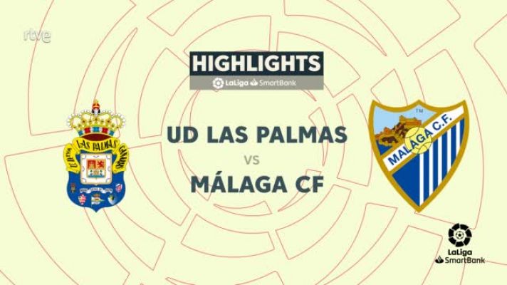 Resúmenes de LaLiga - Las Palmas - Málaga:Resumen partido 31ª jornada. Segunda