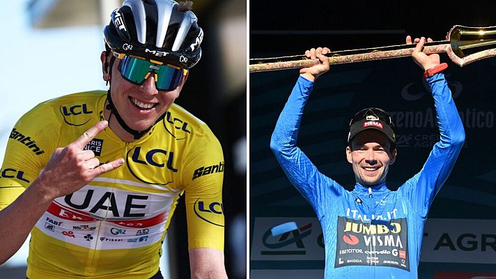 Telediario 2 - Pogacar y Roglic vuelven a poner el ciclismo esloveno en lo más alto