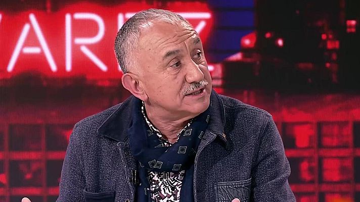 La noche en 24h - Pepe Álvarez, sobre las pensiones: "Se trata de que se destopen las bases máximas de cotización que hay en nuestro país"
